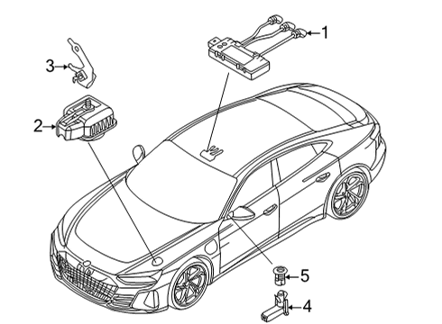 2022 Audi e-tron GT Alarm System