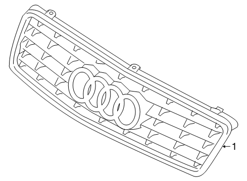 2006 Audi A4 Quattro Grille & Components