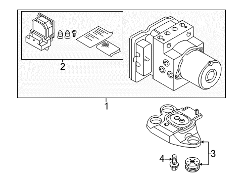 2022 Audi S5 ABS Components