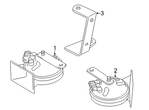 2002 Audi A4 Quattro Horn