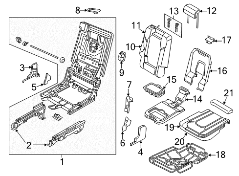 2023 Audi Q7 Second Row Seats