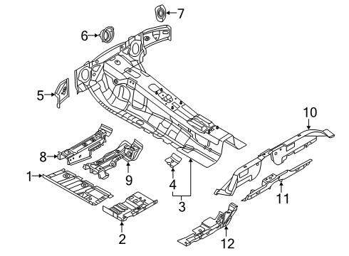 2022 Audi S6 Floor & Rails