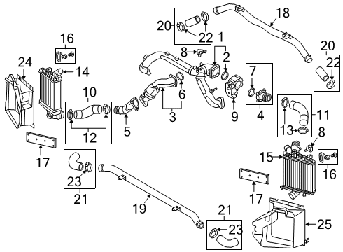 2021 Audi Q8 Intercooler