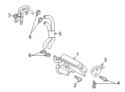 2021 Audi A4 allroad Trans Oil Cooler