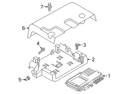 2024 Audi Q3 Electrical Components Diagram 2