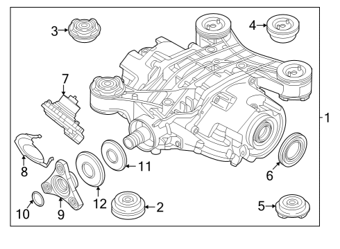 2023 Audi RS3 Axle & Differential - Rear