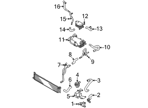 2022 Audi RS7 Sportback Oil Cooler