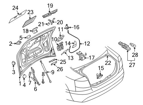 2006 Audi A6 Quattro Trunk