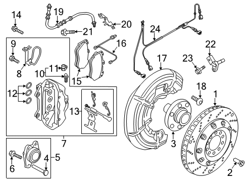 2014 Audi RS5 Brake Components