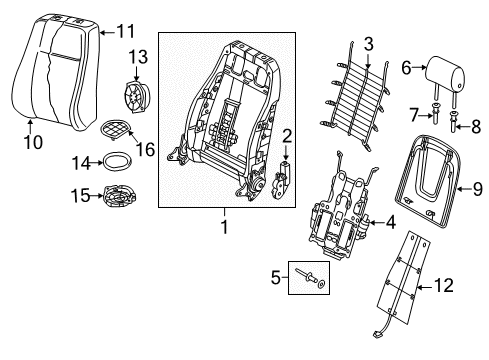 2014 Audi A6 Power Seats Diagram 2