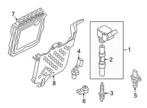 2021 Audi A8 Quattro Ignition System Diagram 1