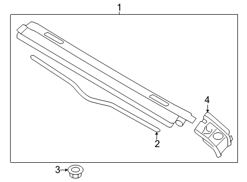 2011 Audi A5 Exterior Trim - Roof