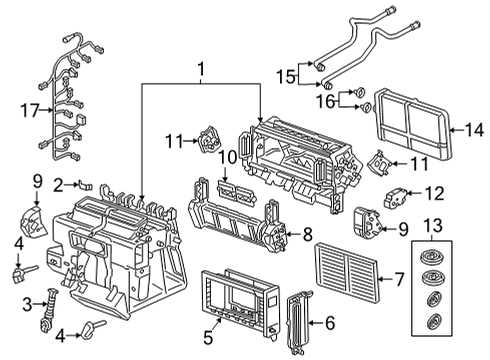 2022 Audi A7 Sportback A/C & Heater Control Units