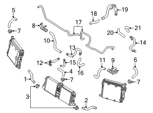 2015 Audi R8 Hoses, Lines & Pipes Diagram 5