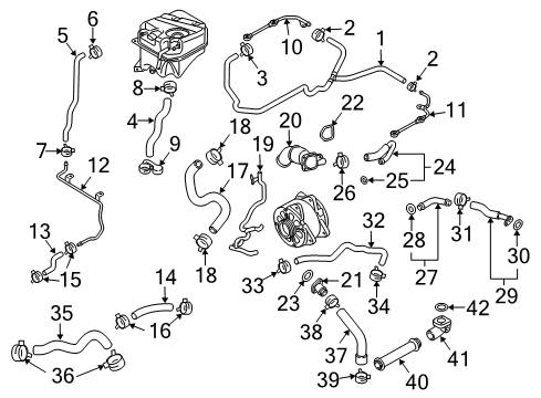 2010 Audi R8 Hoses, Lines & Pipes Diagram 2