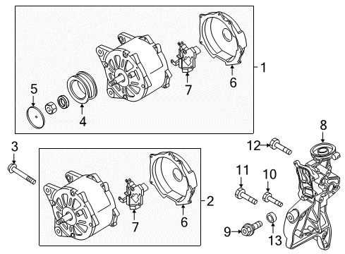 2017 Audi Q3 Quattro Alternator