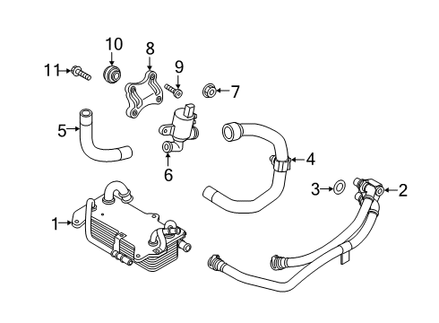 2021 Audi Q8 Trans Oil Cooler