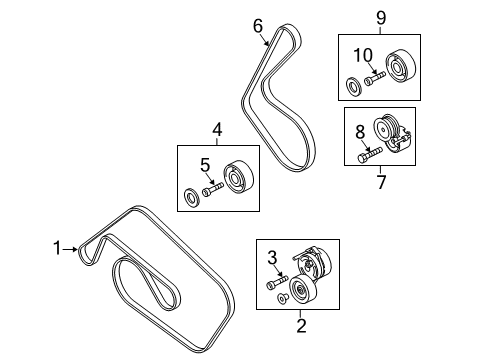 2015 Audi S4 Belts & Pulleys