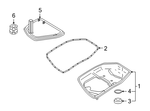 2007 Audi A4 Quattro Automatic Transmission, Maintenance Diagram 3