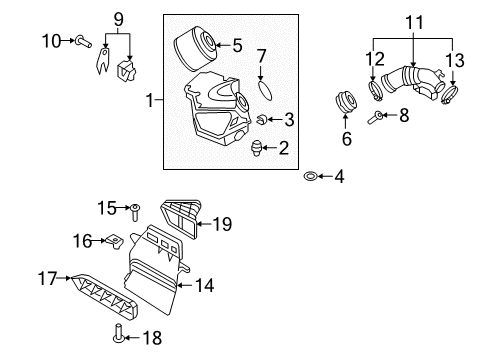 2010 Audi S5 Air Intake