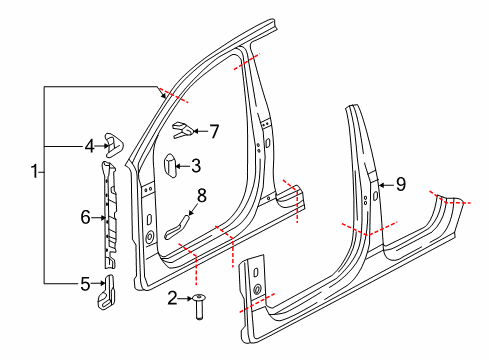 2023 Audi Q7 Aperture Panel