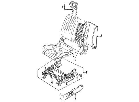 1992 Audi V8 Quattro Tracks & Components