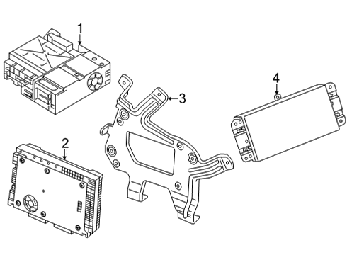 2022 Audi RS7 Sportback Sound System Diagram 1