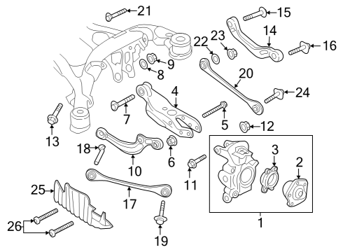 2024 Audi Q8 e-tron Rear Suspension