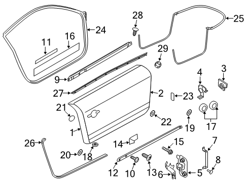 2010 Audi TT Quattro Door & Components