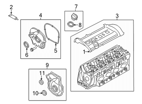 2022 Audi A4 Quattro Valve & Timing Covers