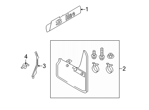 2023 Audi A7 Sportback Exterior Trim - Fender