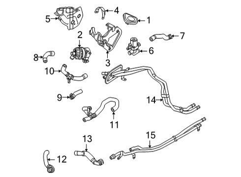 2022 Audi A7 Sportback Tube Assembly Diagram for 4K0-121-075-K