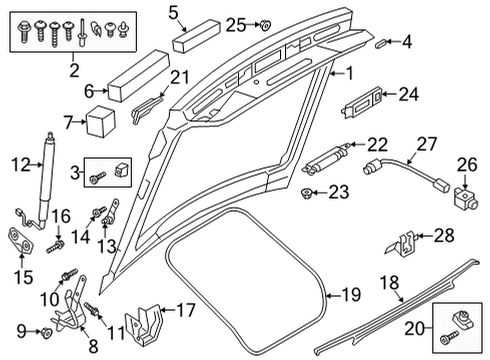 2022 Audi RS7 Sportback Gate & Hardware