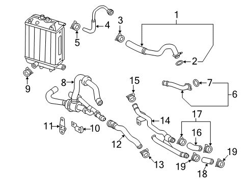 2015 Audi RS7 Hoses, Lines & Pipes Diagram 5