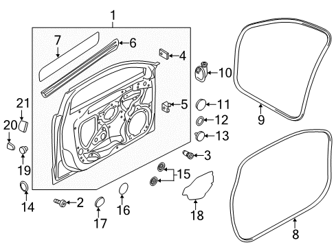 2016 Audi S3 Front Door