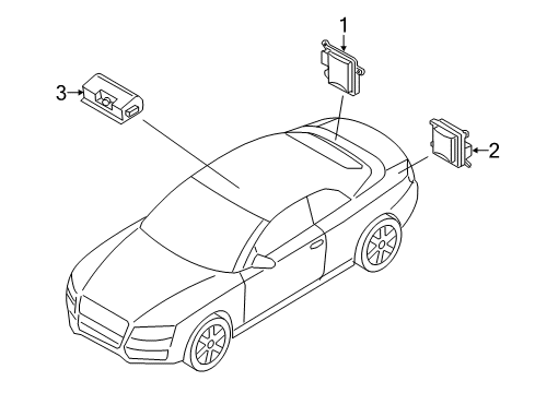 2014 Audi A5 Quattro Lane Departure Warning Diagram 3