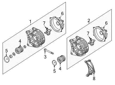 2014 Audi Q5 Alternator