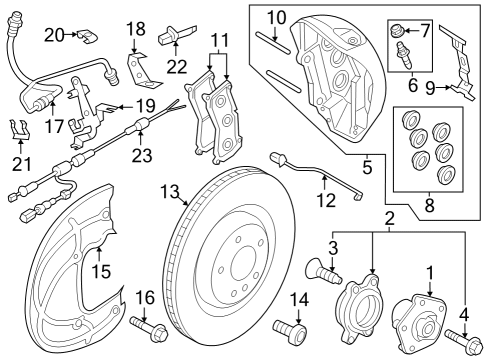 2024 Audi Q8 e-tron Front Brakes