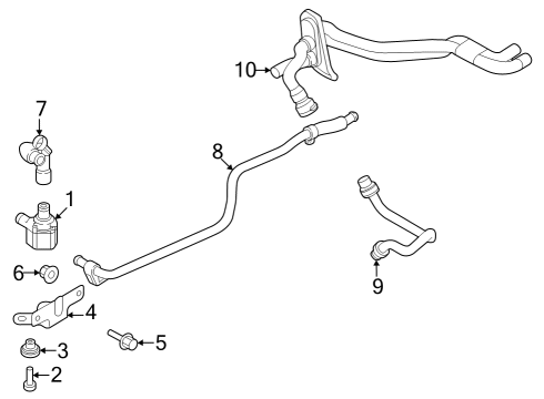 2022 Audi S6 Hoses & Lines Diagram 2