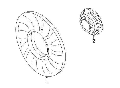 1997 Audi A4 Cooling System, Radiator, Water Pump, Cooling Fan Diagram 1