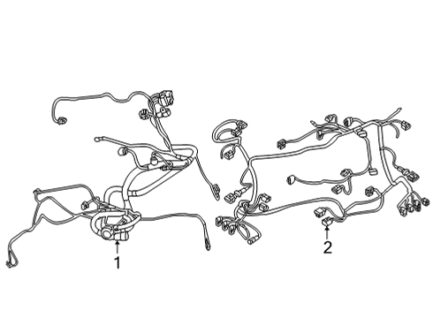 2022 Audi e-tron GT Wiring Harness Diagram 2