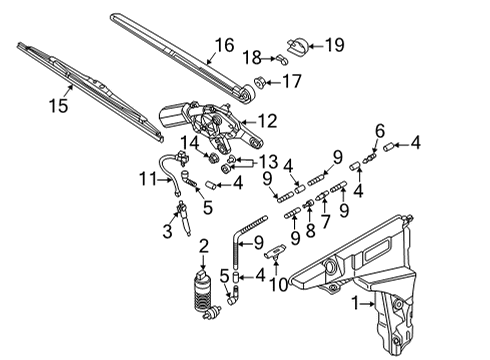 2021 Audi A6 allroad Washer Components