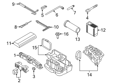 2022 Audi S6 Jack & Components