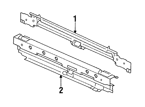 1998 Audi A6 Quattro Rear Body