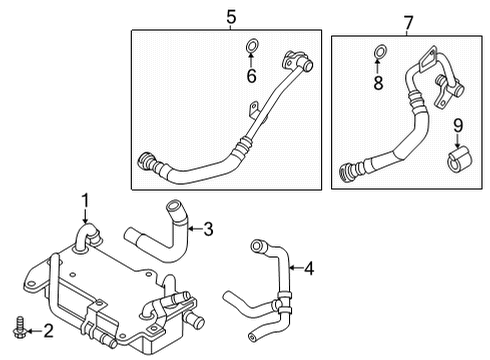 2020 Audi A8 Quattro Trans Oil Cooler