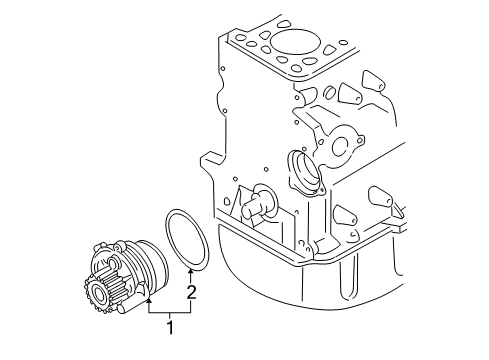 2006 Audi A4 Water Pump Diagram 2