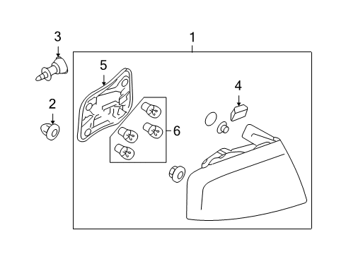 2007 Audi S4 Tail Lamps Diagram 5