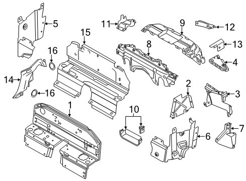 2015 Audi R8 Heat Shields