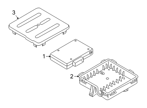 2010 Audi TT Quattro Communication System Components