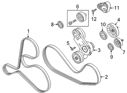 2022 Audi A6 allroad Belts & Pulleys